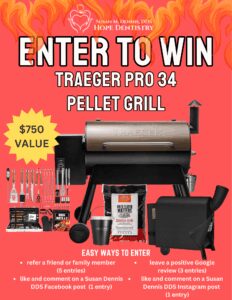 First quarter patient appreciation giveaway image of a grill.